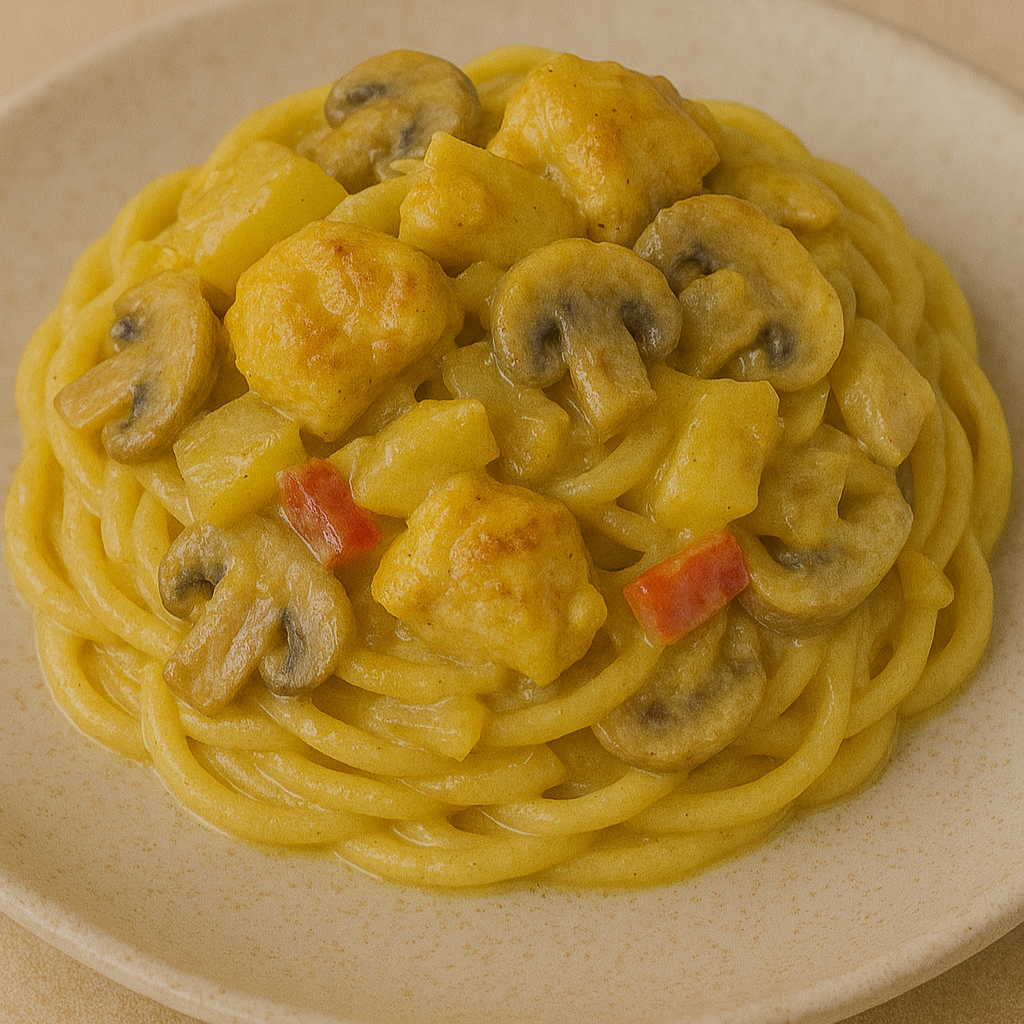 Pasta Chicken Curry